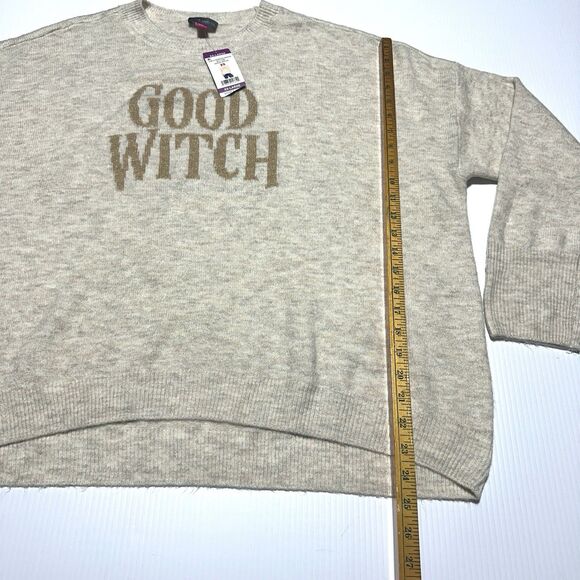 Vince Camuto Good Witch Crew Neck Women’s Sweater Size 2XL XXL Oatmeal NWT - Picture 8 of 8